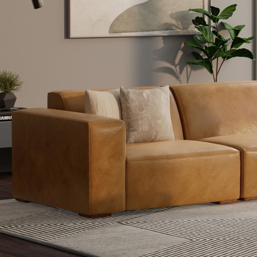 Rex - Left Arm Sofa Module - Sienna by Simpli-Home | Bel Furniture