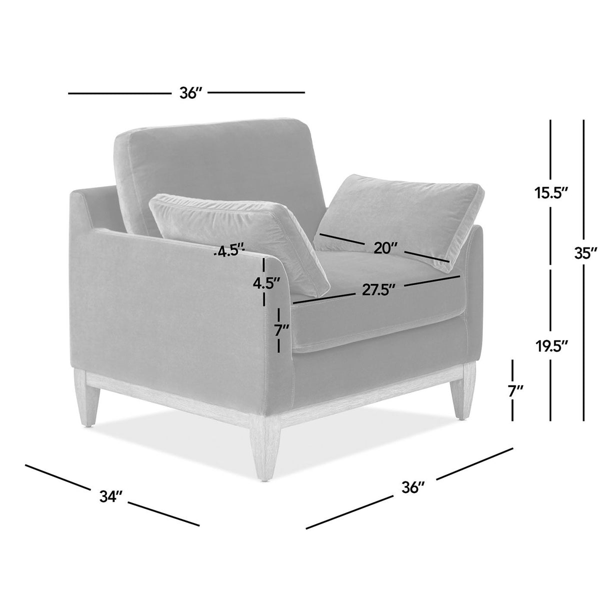 Pasadena - Wide Modern Farmhouse Accent Arm Chair - Olive Green by Jennifer Taylor Home | Bel Furniture