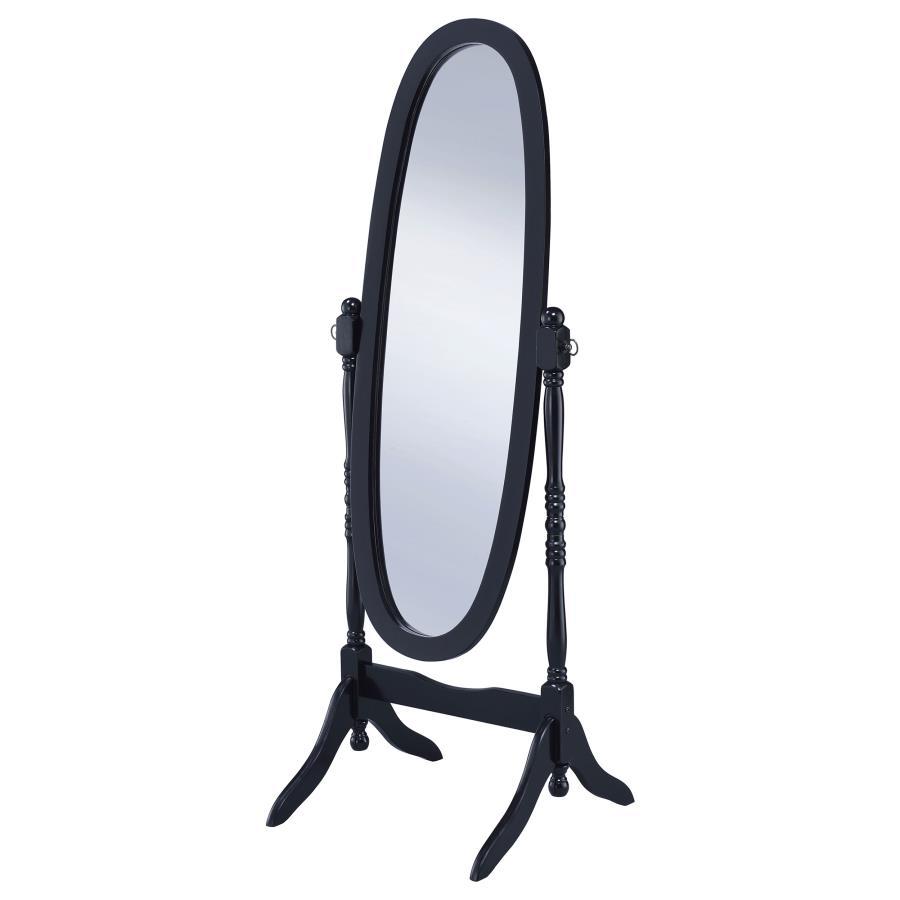Foyet - Wood Adjustable Length Cheval Mirror by CoasterEveryday | Bel Furniture