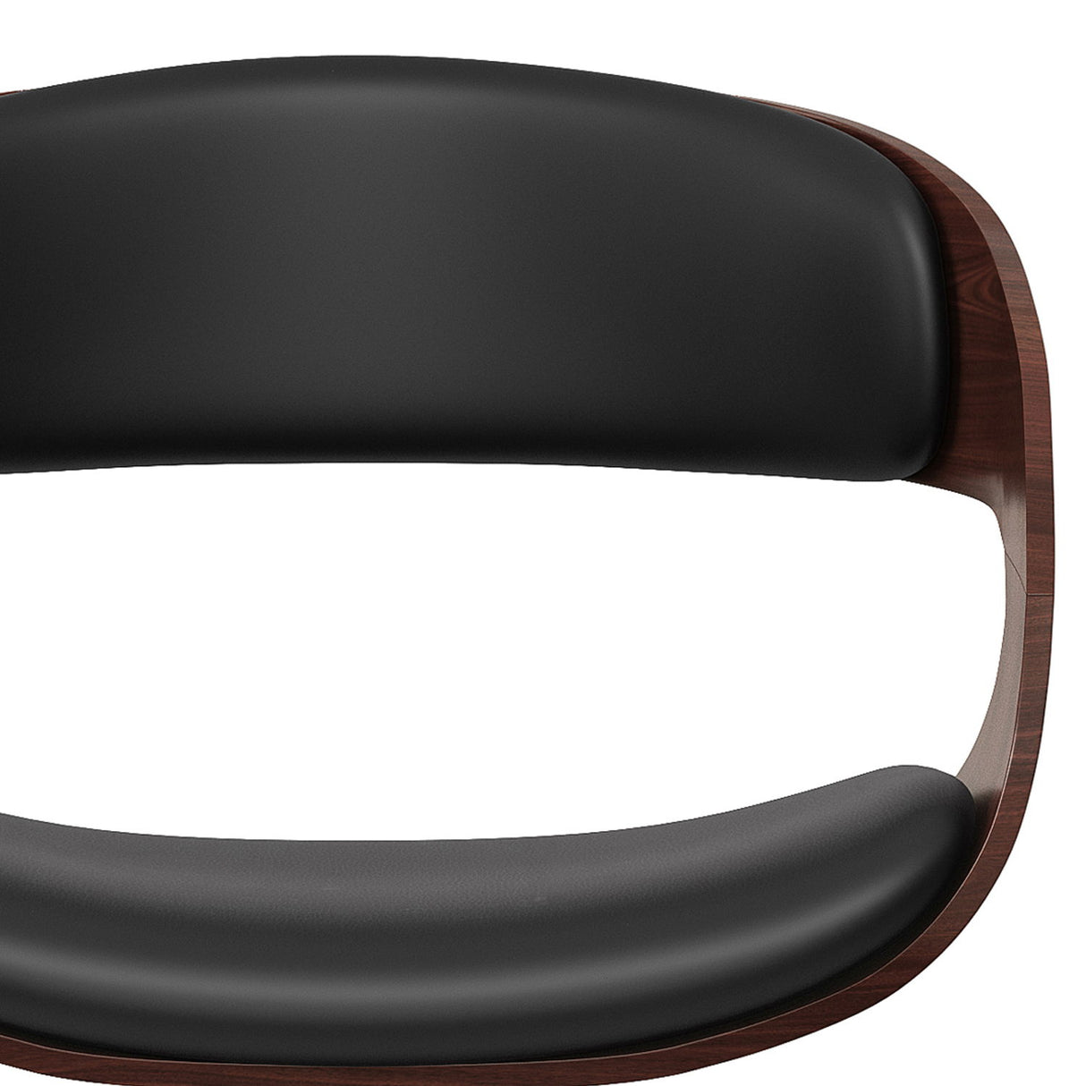 Archer - Bentwood Adjustable Swivel Bar Stool - Black by Simpli-Home | Bel Furniture