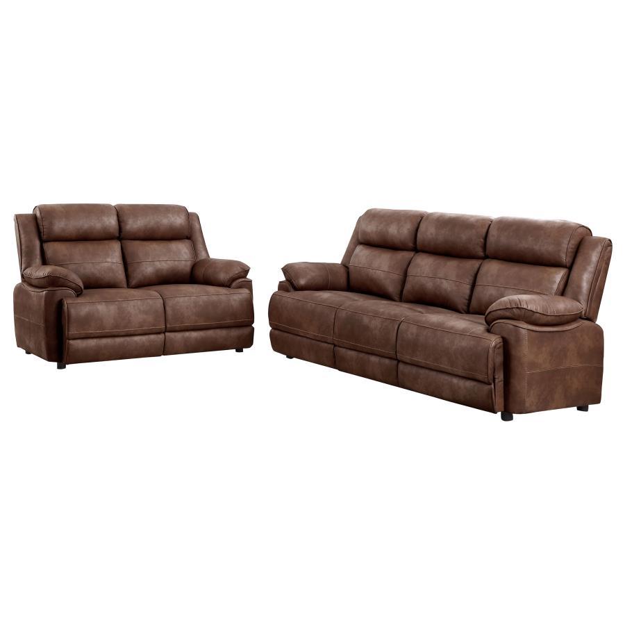 Ellington - Upholstered Padded Arm Sofa Set by Coaster Fine Furniture | Bel Furniture