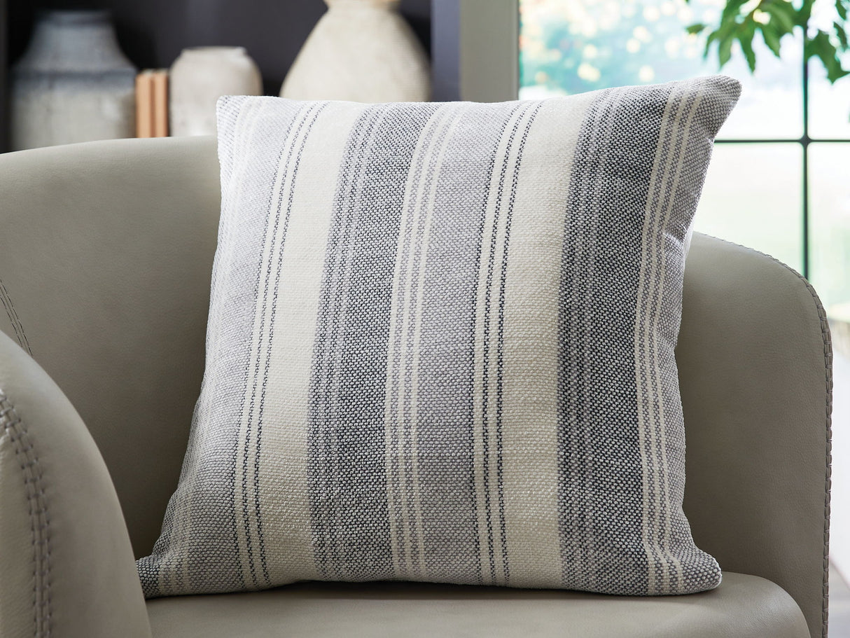 Adikus - Pillow (Set of 4) - Blue / Gray / White