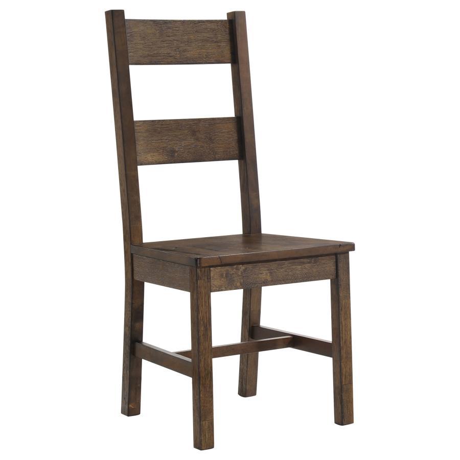 Coleman - Dining Side Chair (Set of 2) - Rustic Golden Brown by CoasterEveryday | Bel Furniture