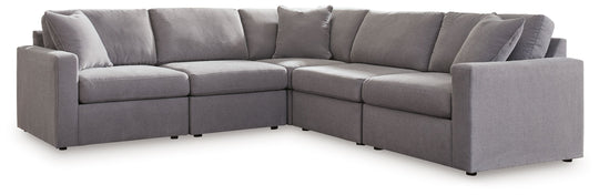 Modmax - Granite - Sectional Gray 5 Pc. Sectional by Signature Design by Ashley® | Bel Furniture