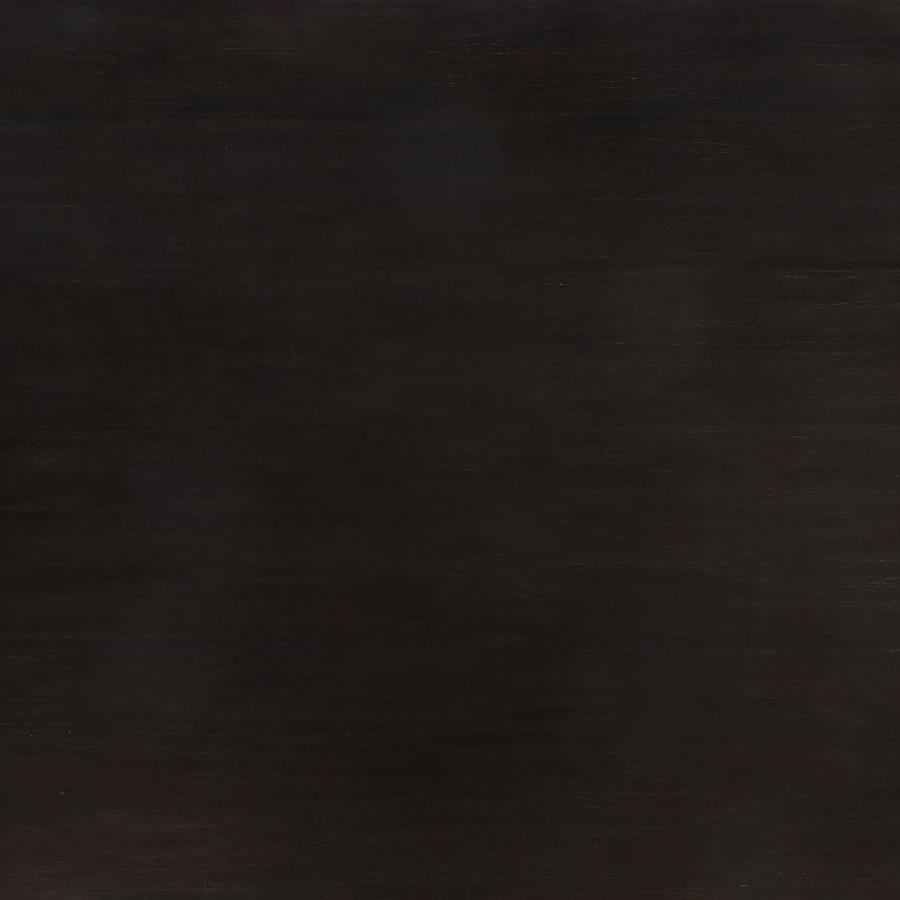 Phelps - Extension Leaf Dining Table Distressed Noir - Distressed Nior by CoasterEssence | Bel Furniture