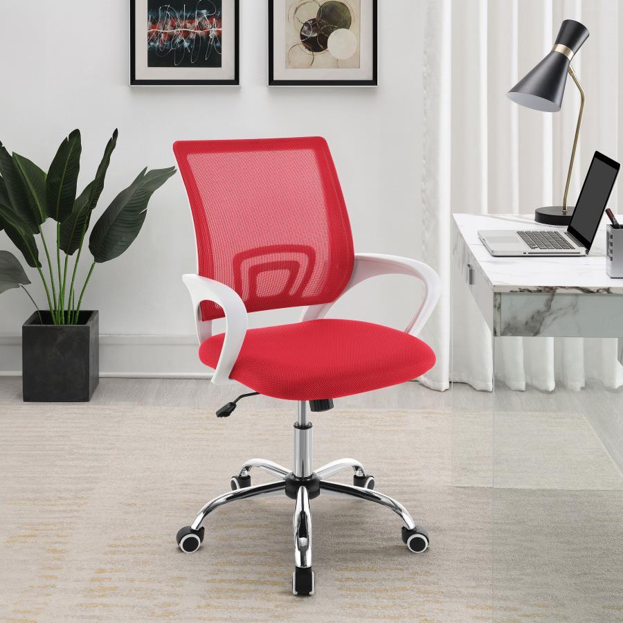 Felton - Upholstered Adjustable Home Office Desk Chair by CoasterEveryday | Bel Furniture