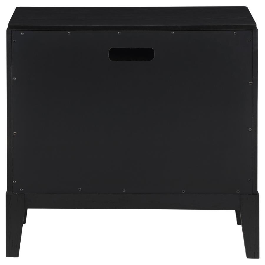 Brookmead - 2-Drawer Nightstand - Black by Coaster Fine Furniture | Bel Furniture