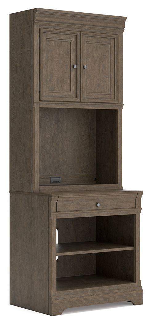 Janismore - Weathered Gray - Bookcase by Signature Design by Ashley® | Bel Furniture