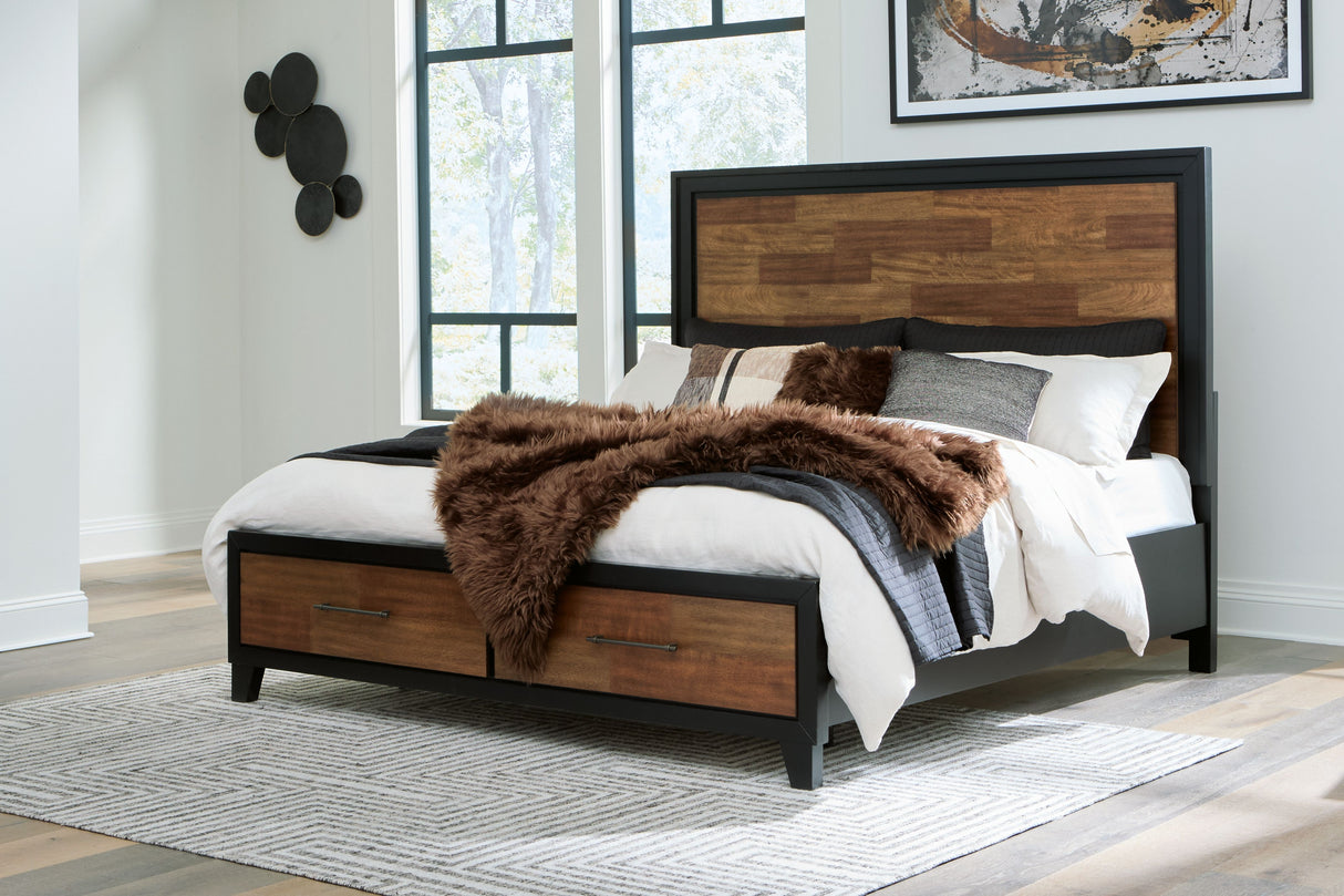 Kraeburn - Panel Storage Bed by Benchcraft® | Bel Furniture