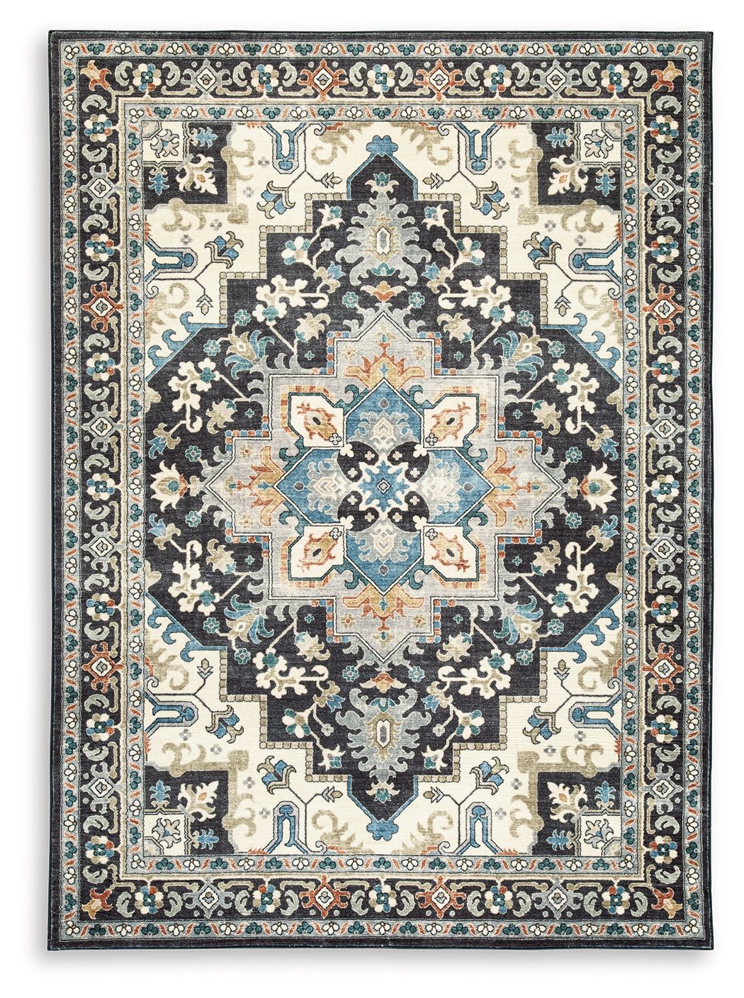 Leningston - Washable Rug Black by Signature Design by Ashley® | Bel Furniture