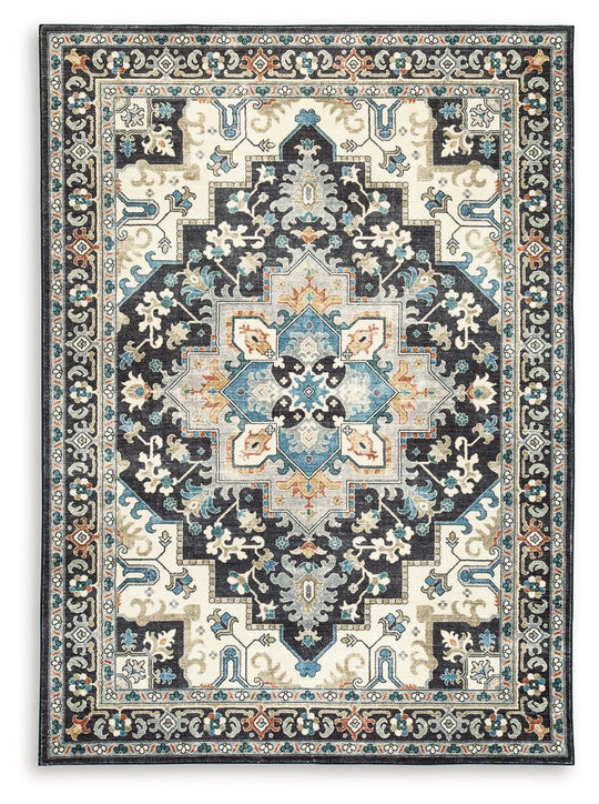 Leningston - Washable Rug Black by Signature Design by Ashley® | Bel Furniture