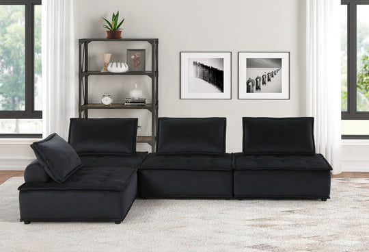 Anna - Stylish Sectional Sofa Ottoman by Lilola Home | Bel Furniture