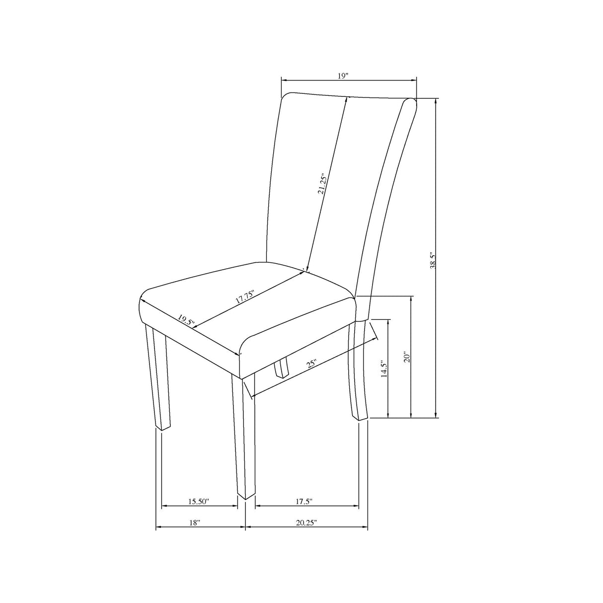 Panda Oceanic - Dining Table And Chairs Set - Black