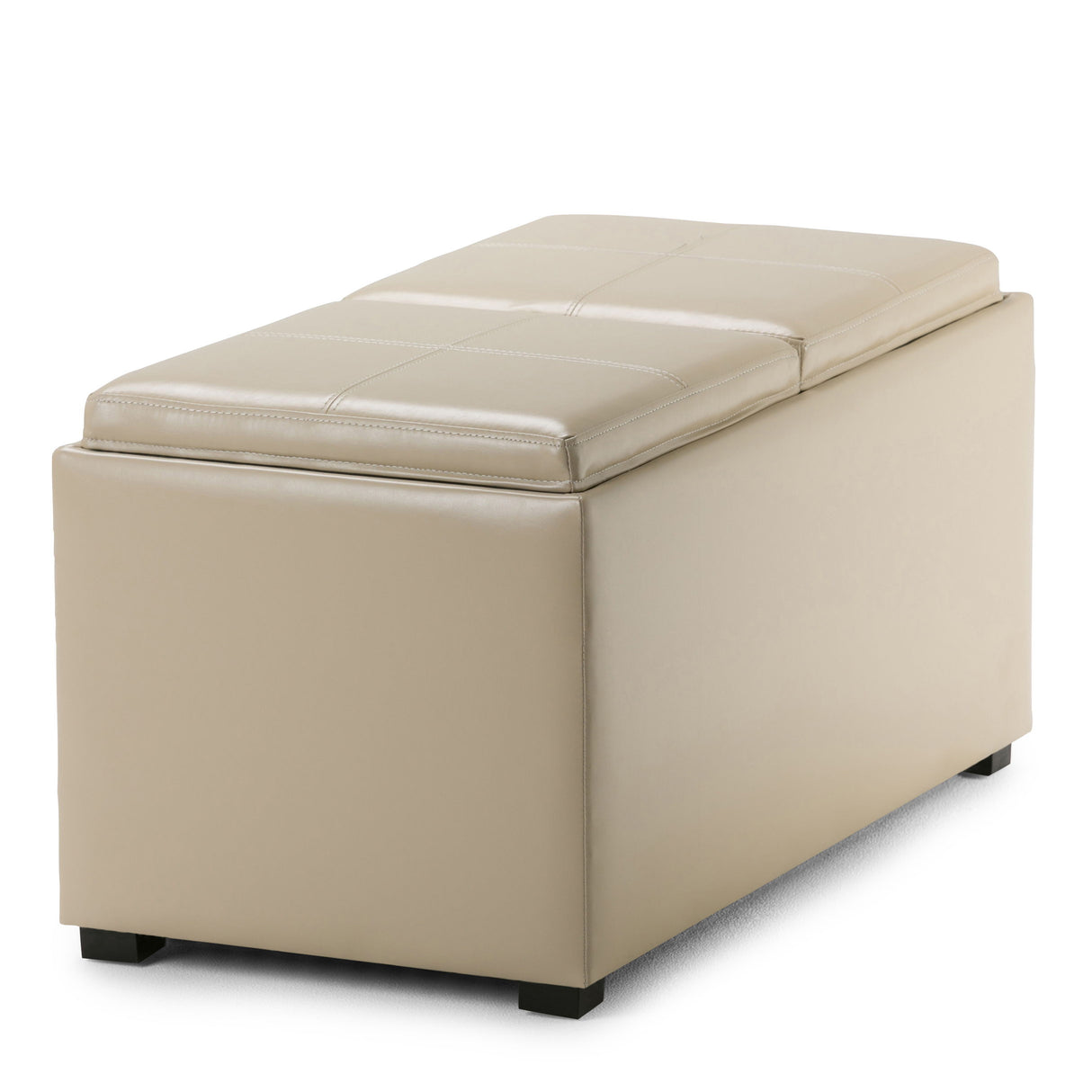 Avalon - 5 Piece Storage Ottoman, Contemporary by Simpli-Home | Bel Furniture