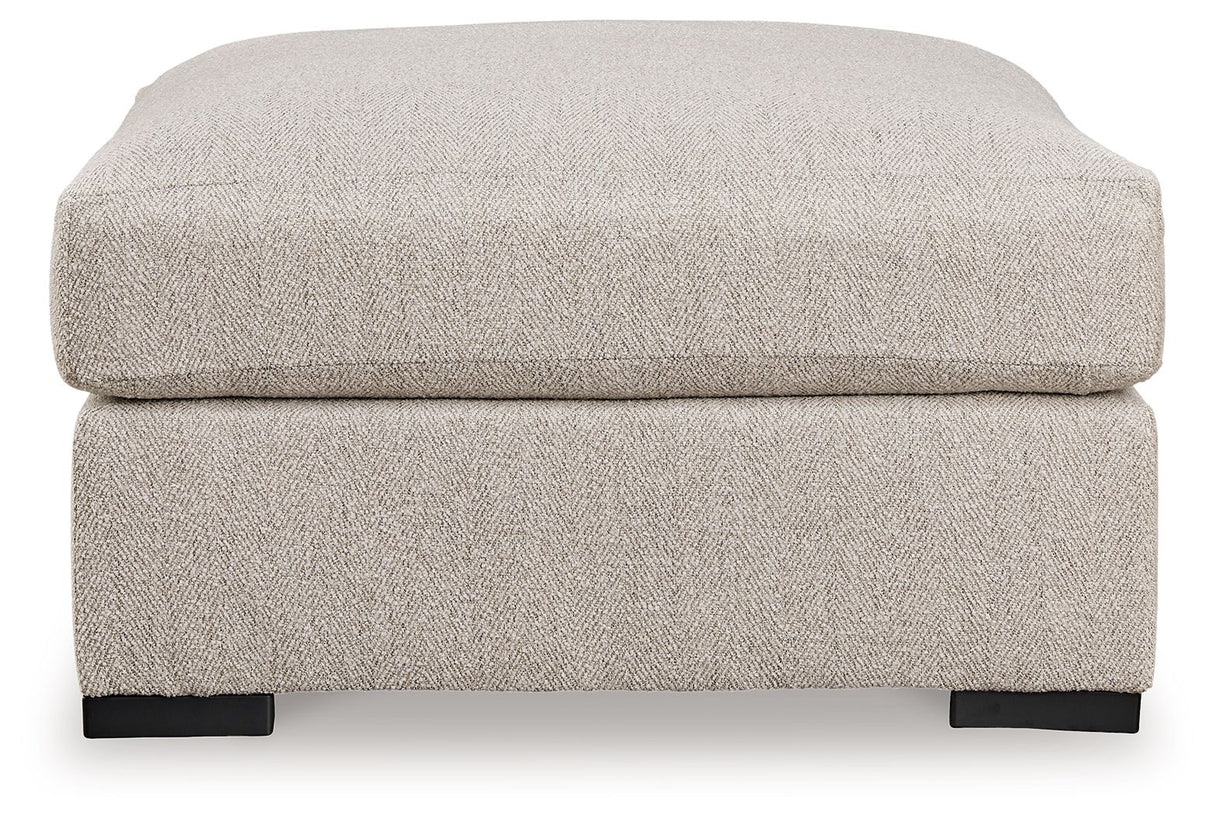 Ballyton - Sand - Oversized Accent Ottoman by Benchcraft® | Bel Furniture