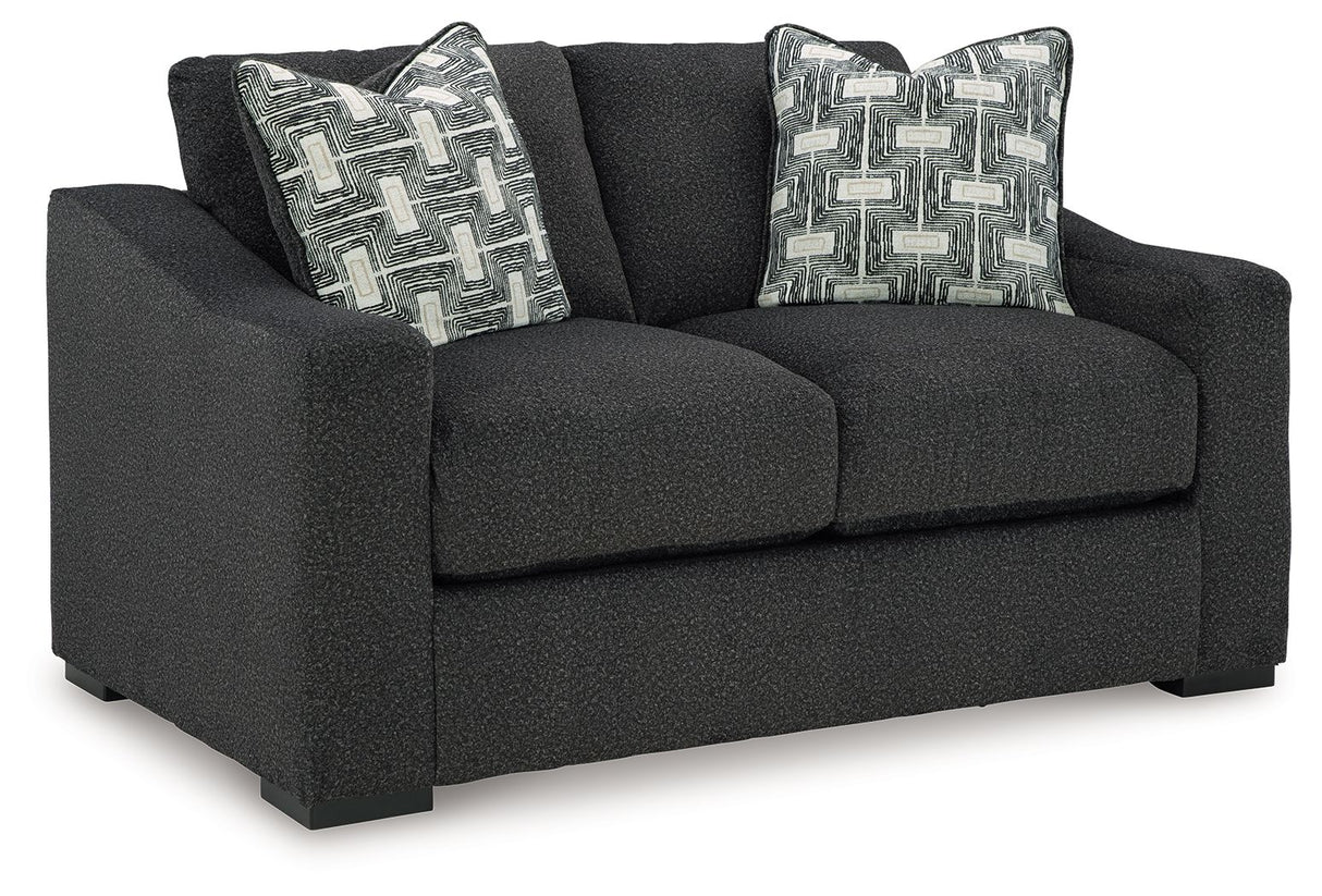 Wryenlynn - Onyx - Loveseat by Benchcraft® | Bel Furniture