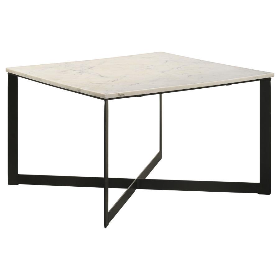 Tobin - Marble Top Coffee And End Table Set by Coaster Fine Furniture | Bel Furniture