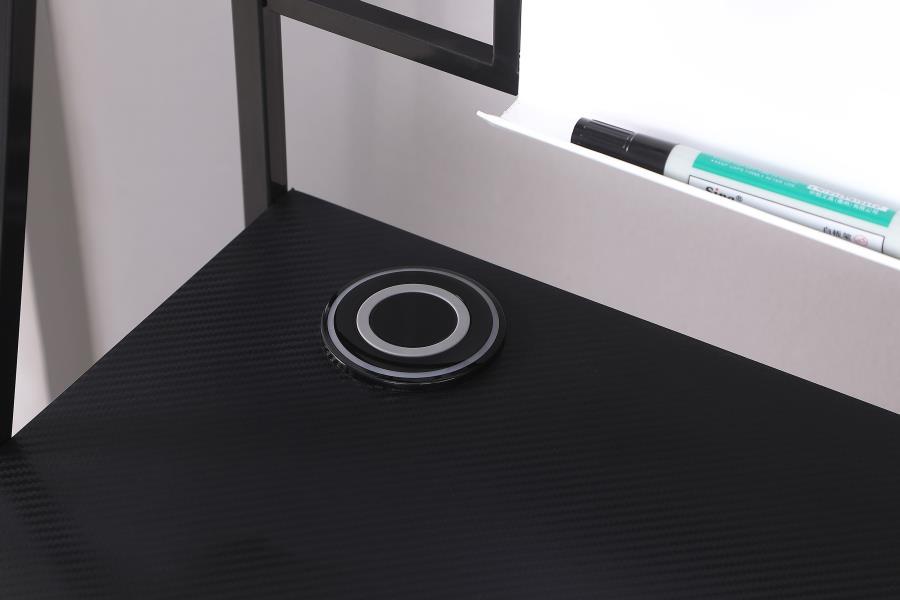 Jessie - Writing Desk With Whiteboard And USB - Black by CoasterEssence | Bel Furniture