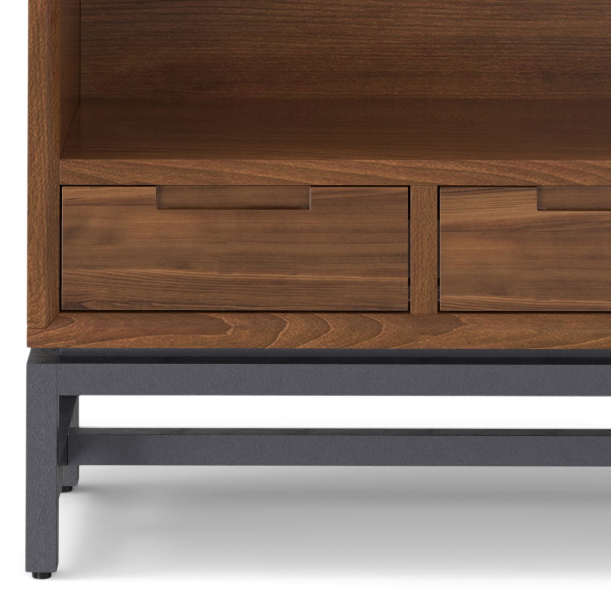 Banting - Mid Century Bookcase, Handcrafted by Simpli-Home | Bel Furniture