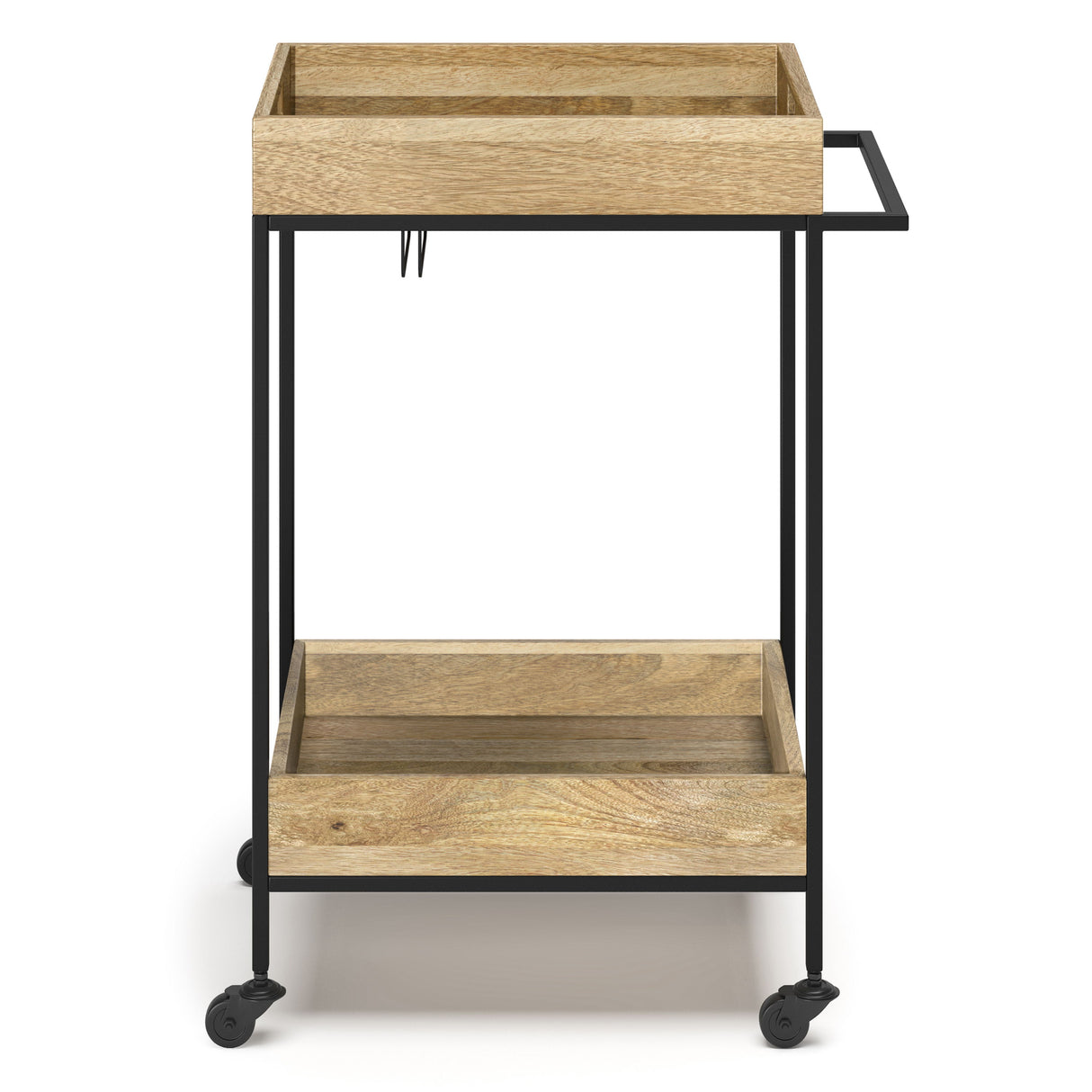 Simons - Bar Cart - Natural by Simpli-Home | Bel Furniture
