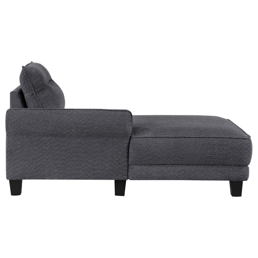 Caspian - Upholstered Curved Arm Chaise Sectional Sofa by Coaster Fine Furniture | Bel Furniture