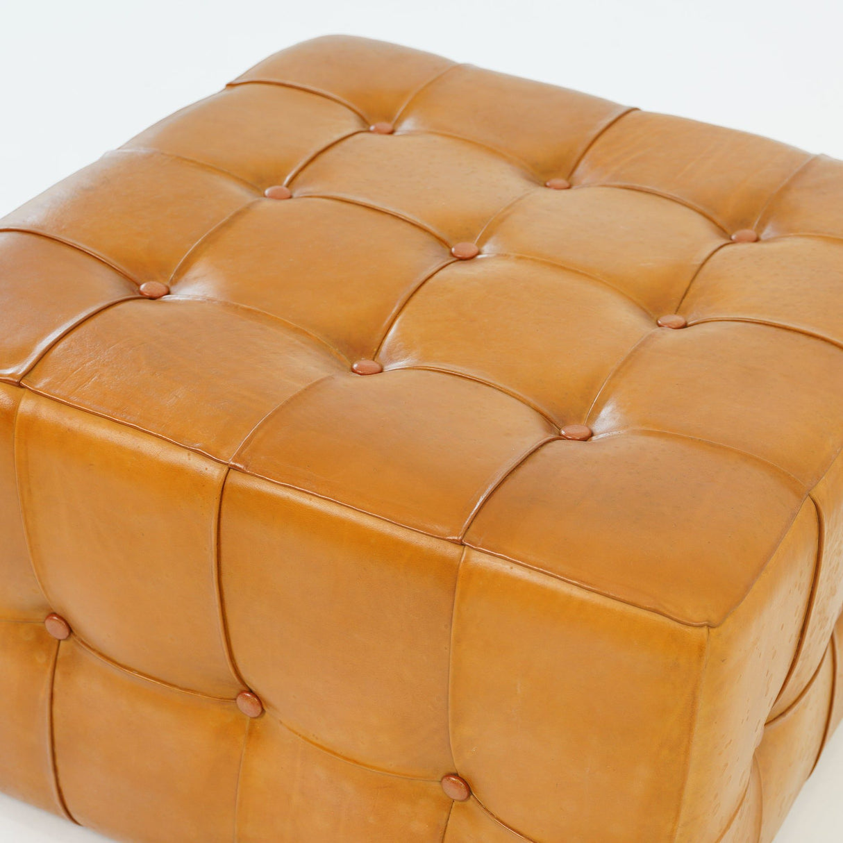 Benjiro - Square Ottoman - Tan by Ashcroft Furniture | Bel Furniture