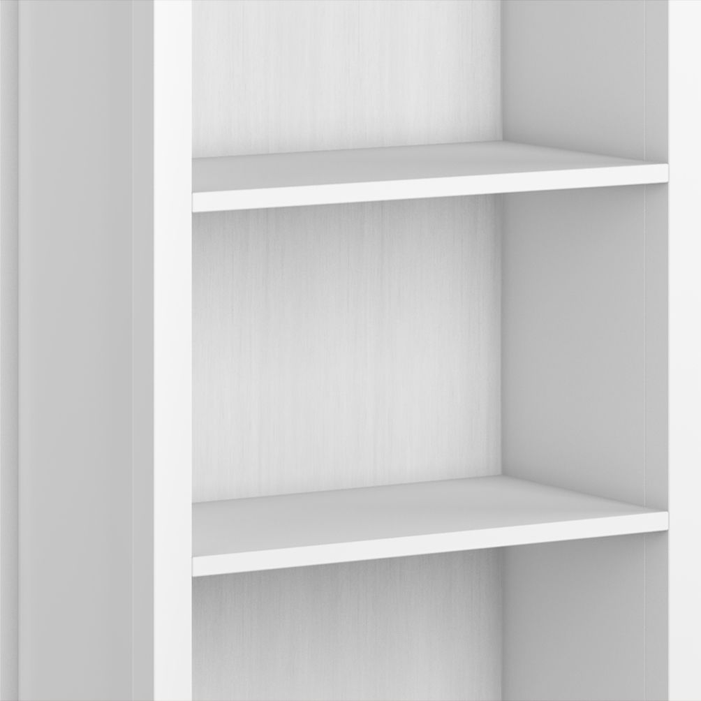 Artisan - 5 Shelf Bookcase, Handcrafted by Simpli-Home | Bel Furniture
