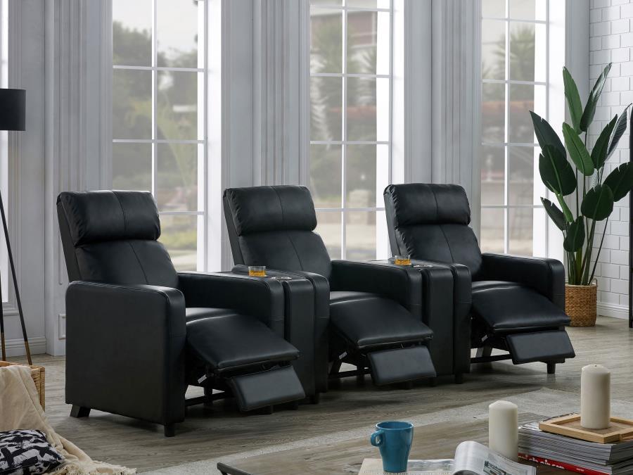 Toohey - Upholstered Tufted Recliner Living Room Set by CoasterEveryday | Bel Furniture