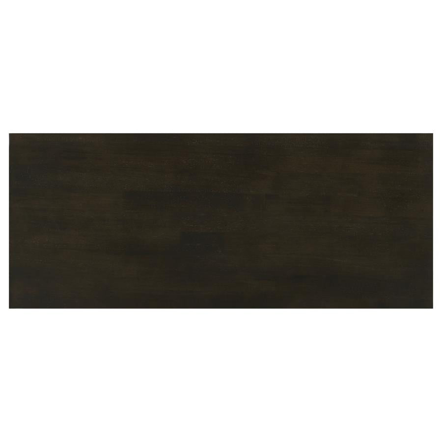 Rachelle - 2-Shelf Wood Entryway Console Table - Deep Merlot
