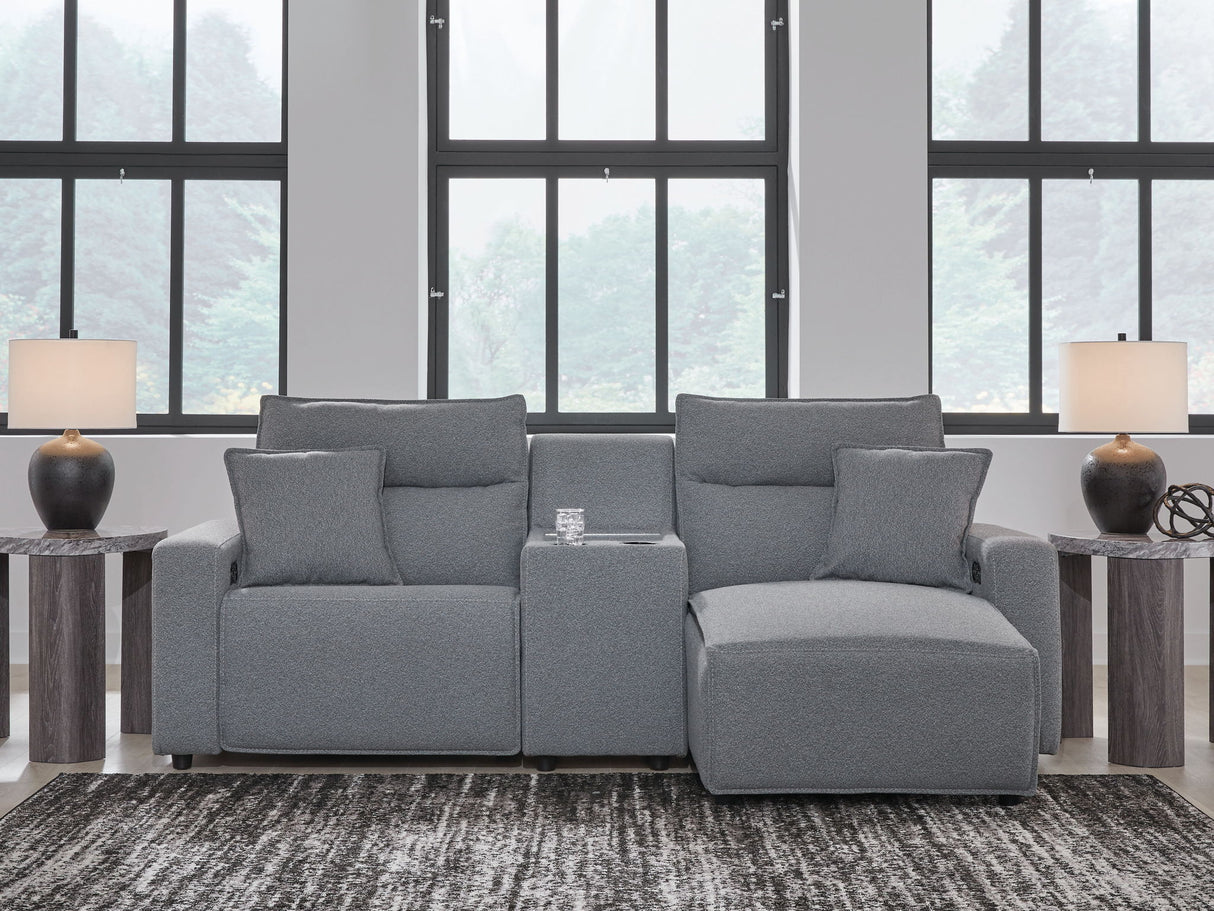 Modmax - Salt And Pepper - Reclining Sectional by Signature Design by Ashley® | Bel Furniture