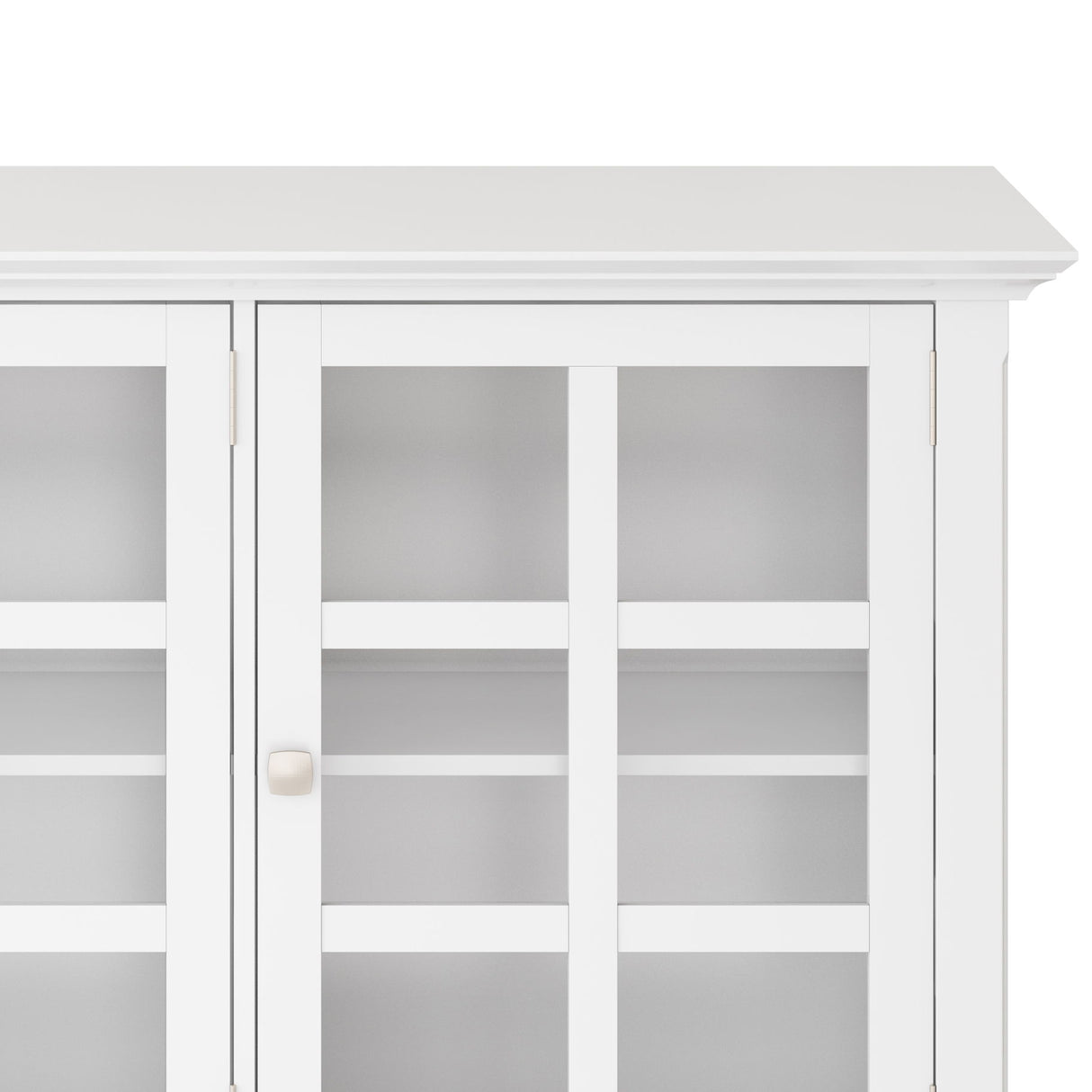 Acadian - Wide Storage Cabinet Handcrafted by Simpli-Home | Bel Furniture