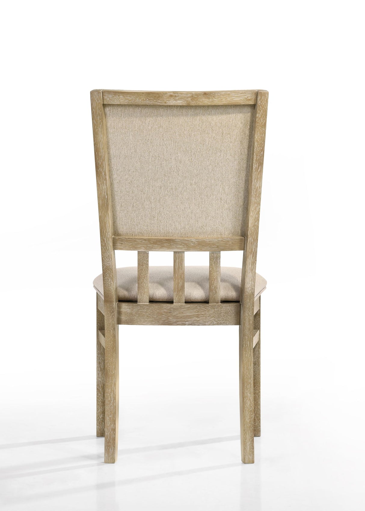 Brutus - Wide Contemporary Fabric Dining Chair (Set of 2) - Reclaimed Wheat by Lilola Home | Bel Furniture