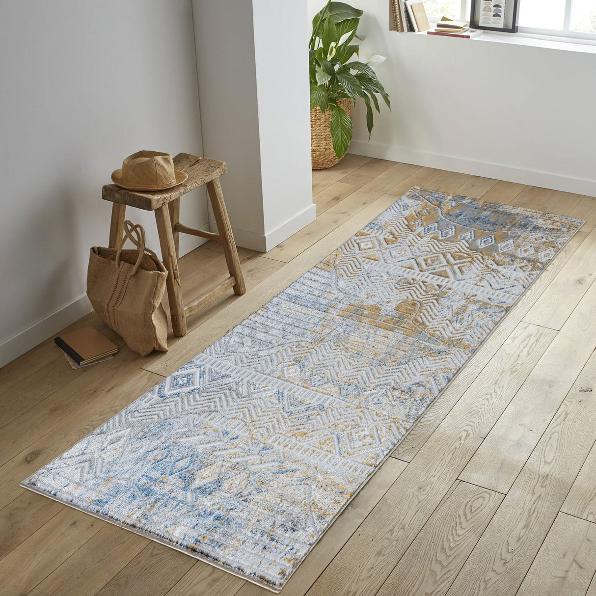 Legacy - 5'3" X 7' Area Rug - Multi / White by Icona Home Decor | Bel Furniture