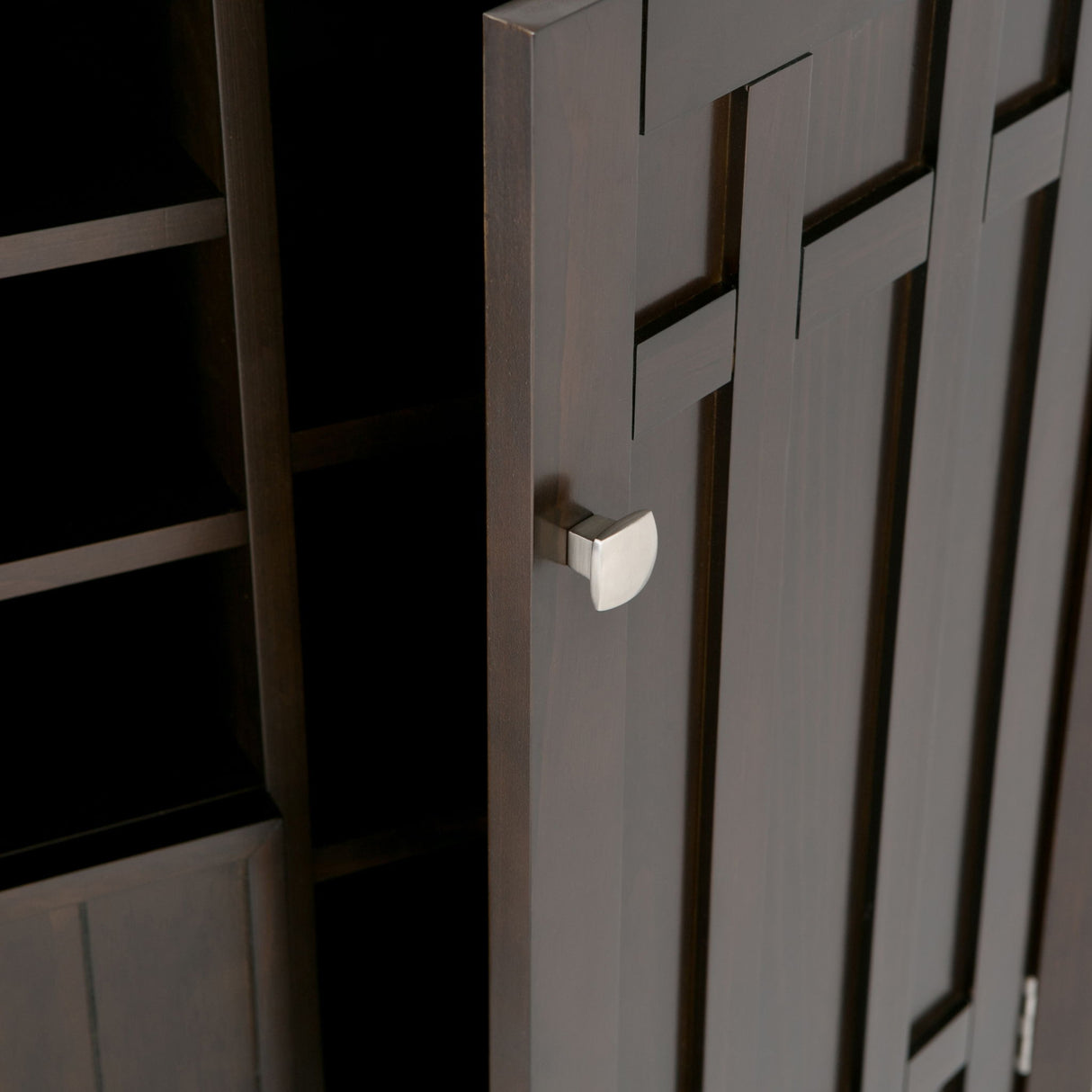 Bedford - Sideboard Buffet And Wine Rack by Simpli-Home | Bel Furniture