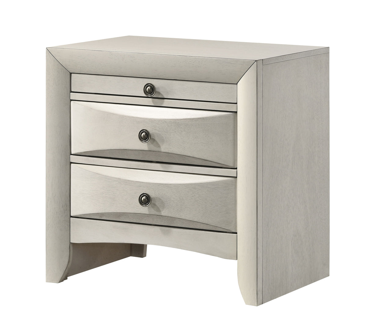 Emily - Nightstand White by Crown Mark | Bel Furniture