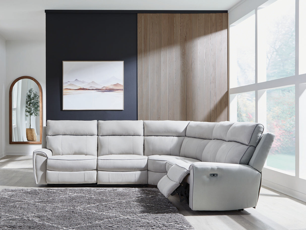 Social Pointe - Reclining Sectional by Signature Design by Ashley® | Bel Furniture