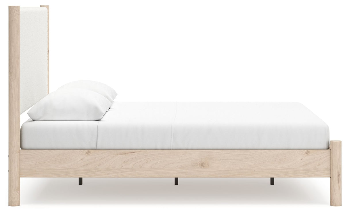 Cadmori - Upholstered Panel Bed by Signature Design by Ashley® | Bel Furniture