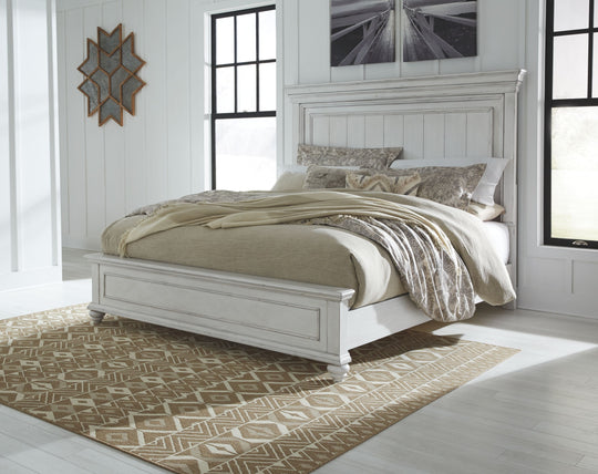 Kanwyn - Panel Bed White Queen None by Benchcraft® | Bel Furniture