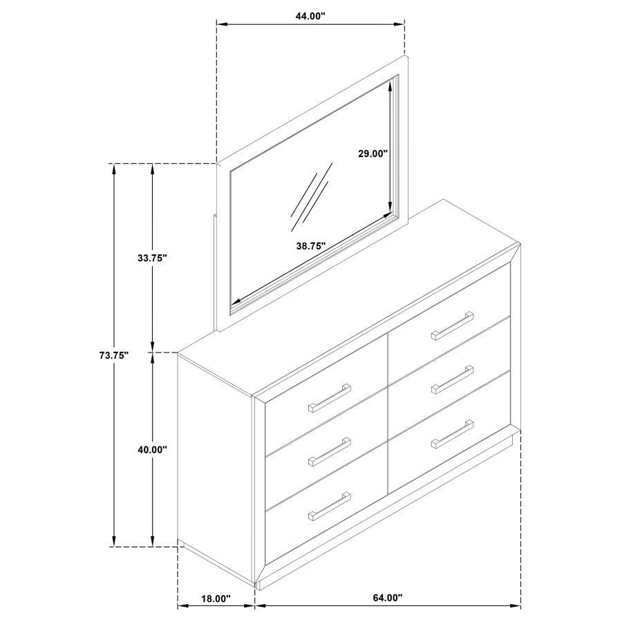 Kenora - 6-Drawer Dresser
