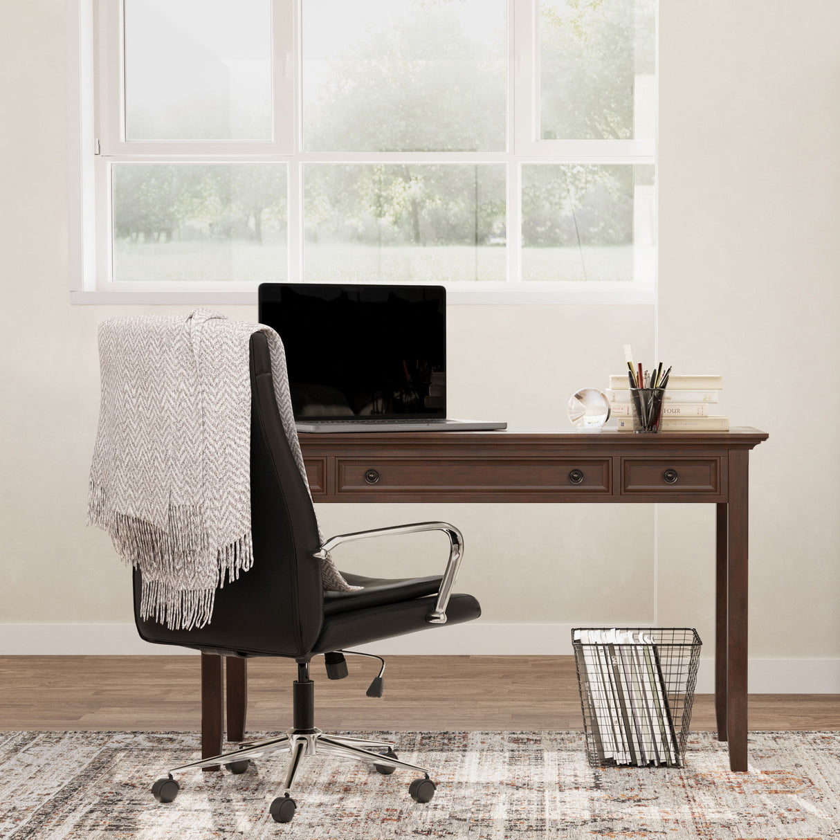 Amherst - Handcrafted Desk by Simpli-Home | Bel Furniture