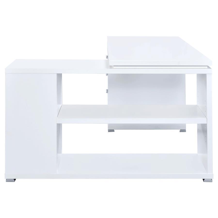 Yvette - 3-Drawer L-Shape Computer Desk by CoasterEveryday | Bel Furniture