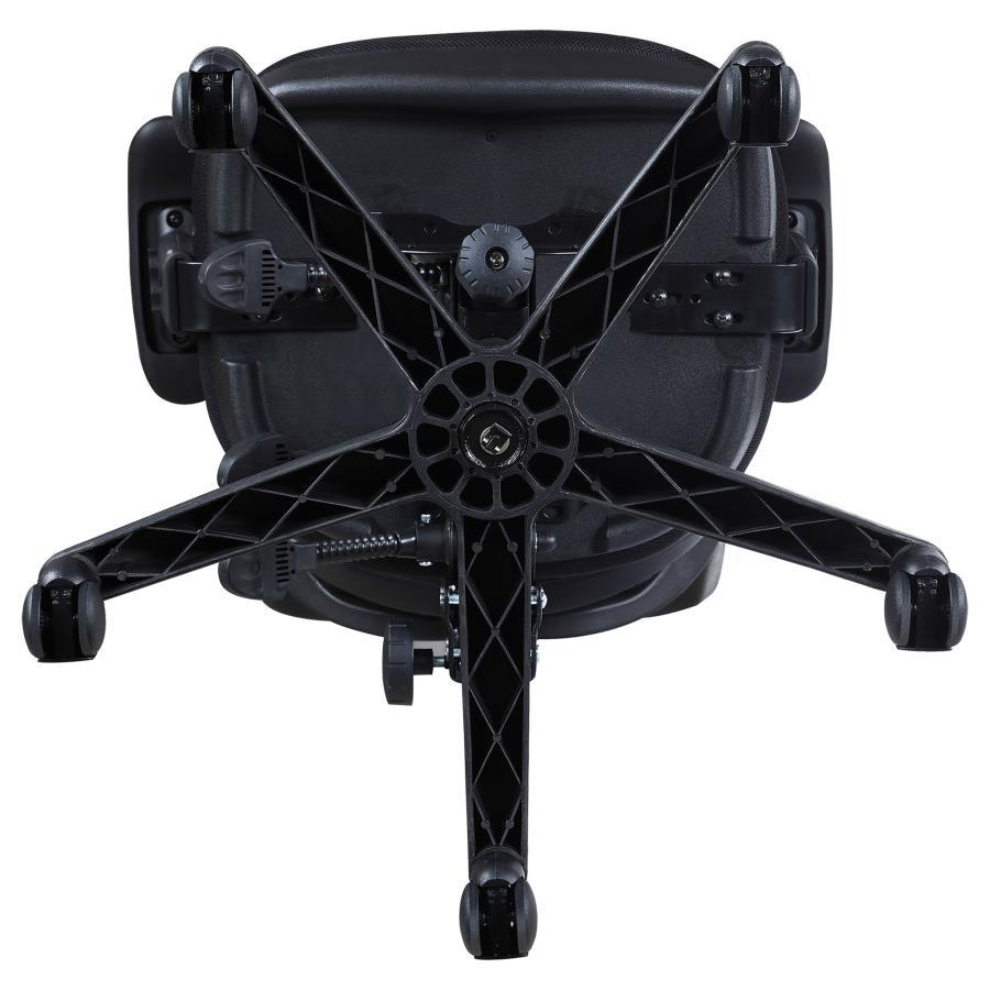 Rollo - Upholstered Adjustable Ergonomic Office Chair - Black by CoasterEssence | Bel Furniture