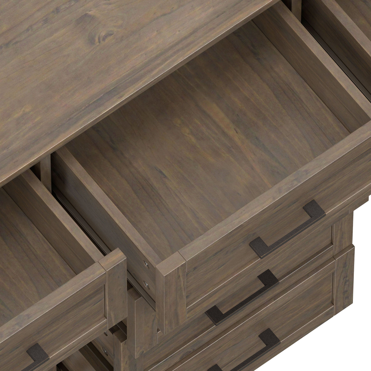 Ela - Sideboard - Smoky Brown by Simpli-Home | Bel Furniture