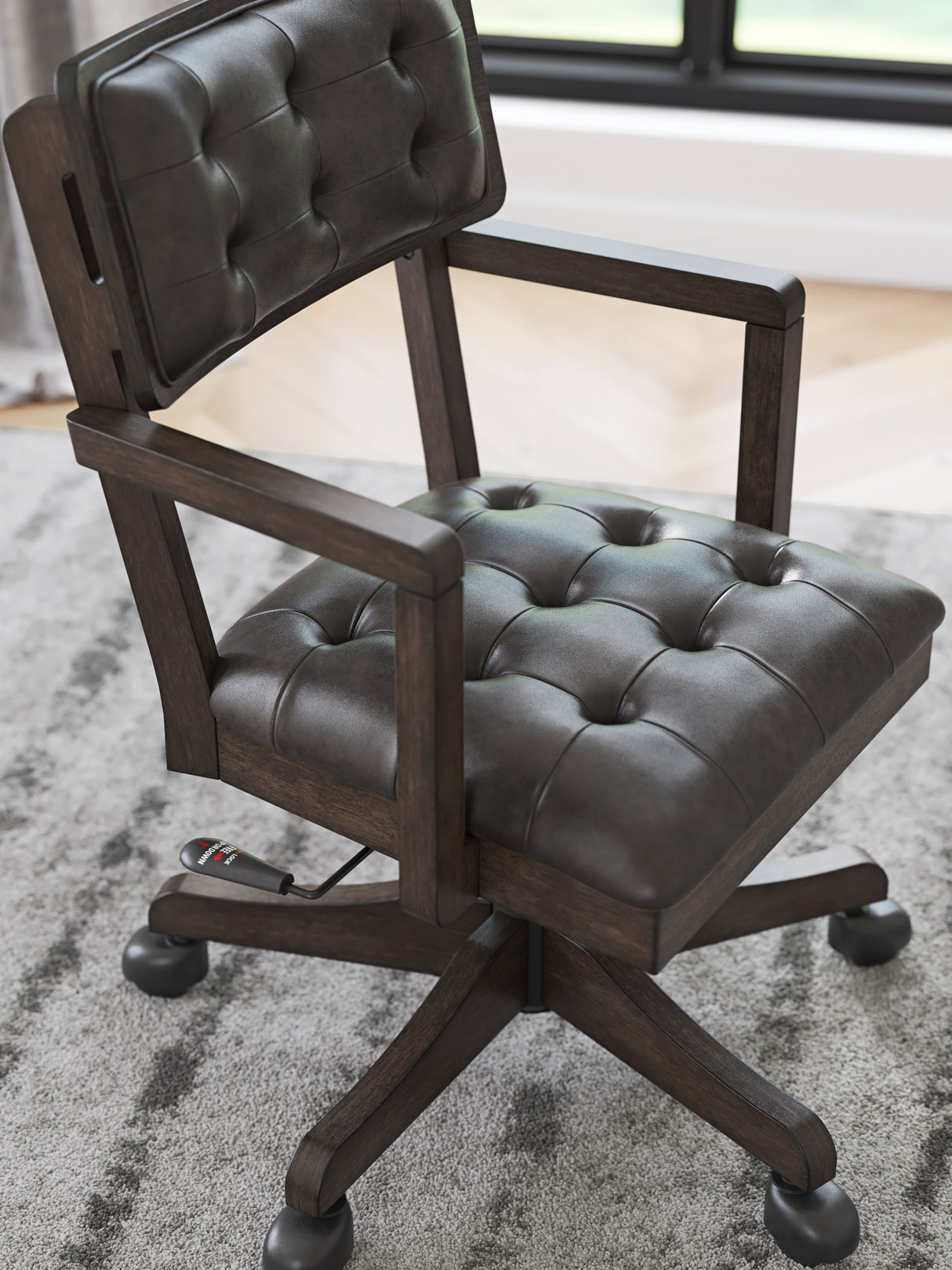 Breckington - Dark Brown - Home Office Desk Chair by Signature Design by Ashley® | Bel Furniture
