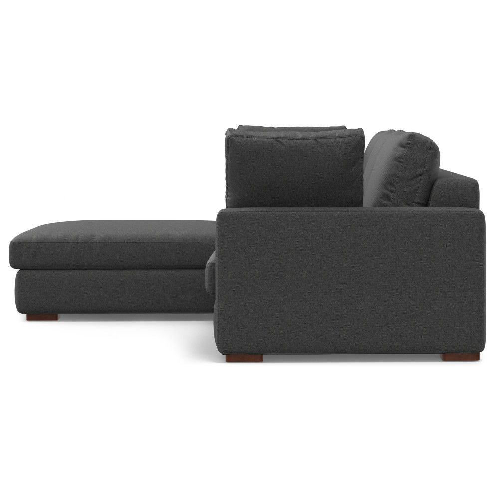Charlie - Upholstered Deep Seater Sectional Sofa by Simpli-Home | Bel Furniture