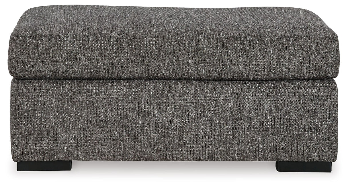 Gardiner - Pewter - Ottoman by Signature Design by Ashley® | Bel Furniture