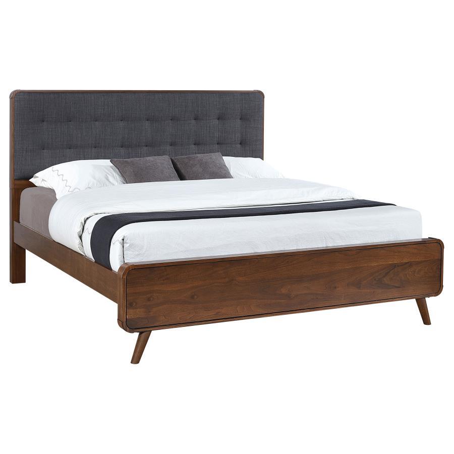 Robyn - Wood Panel Bed Dark Brown King by Coaster Fine Furniture | Bel Furniture