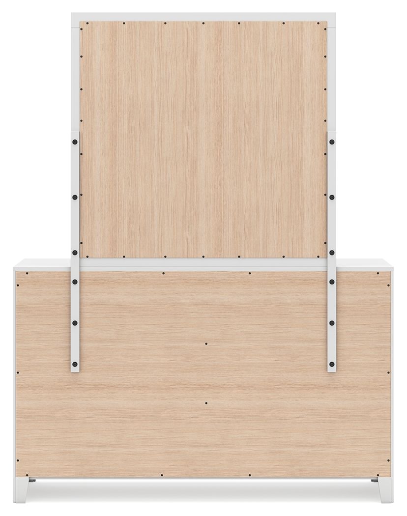 Binterglen - White - Dresser And Mirror by Signature Design by Ashley® | Bel Furniture