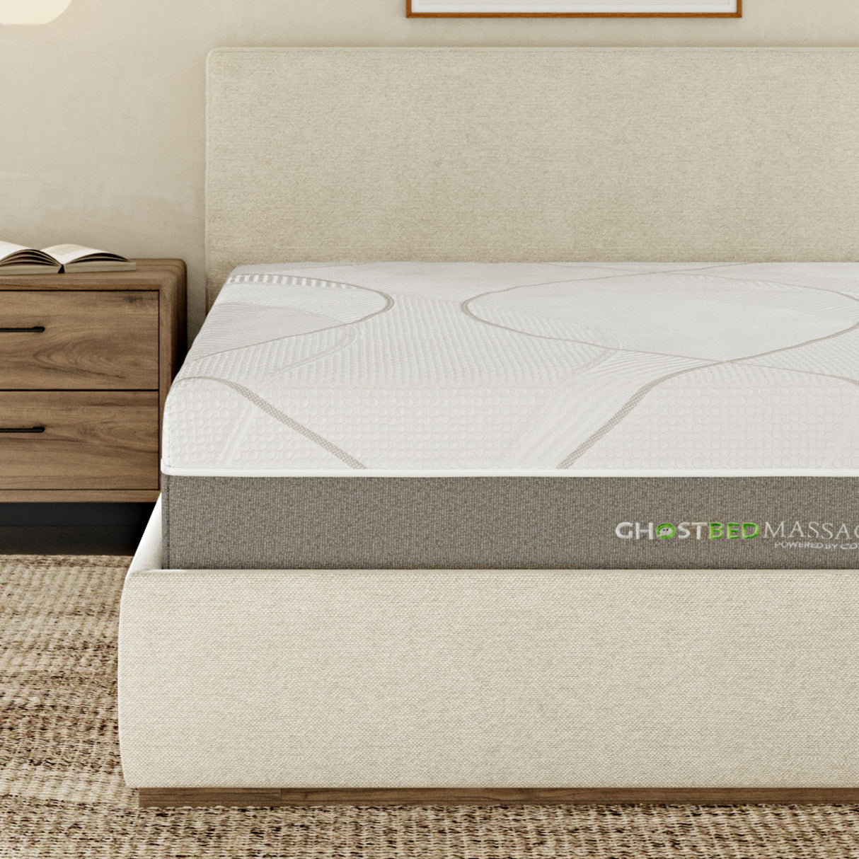 12" Profile Massage Mattress Hybrid by GhostBed | Bel Furniture