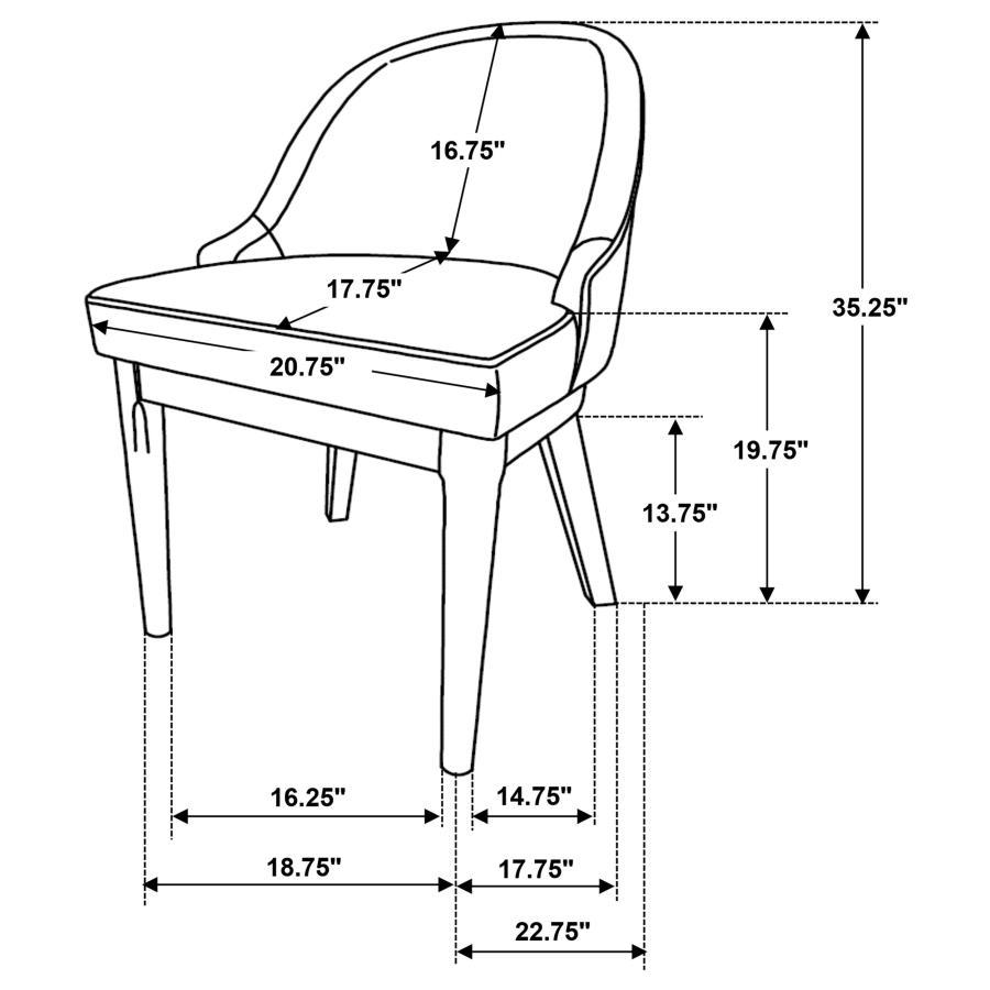 Reseda - Rectangular Dining Set by Coaster Fine Furniture | Bel Furniture